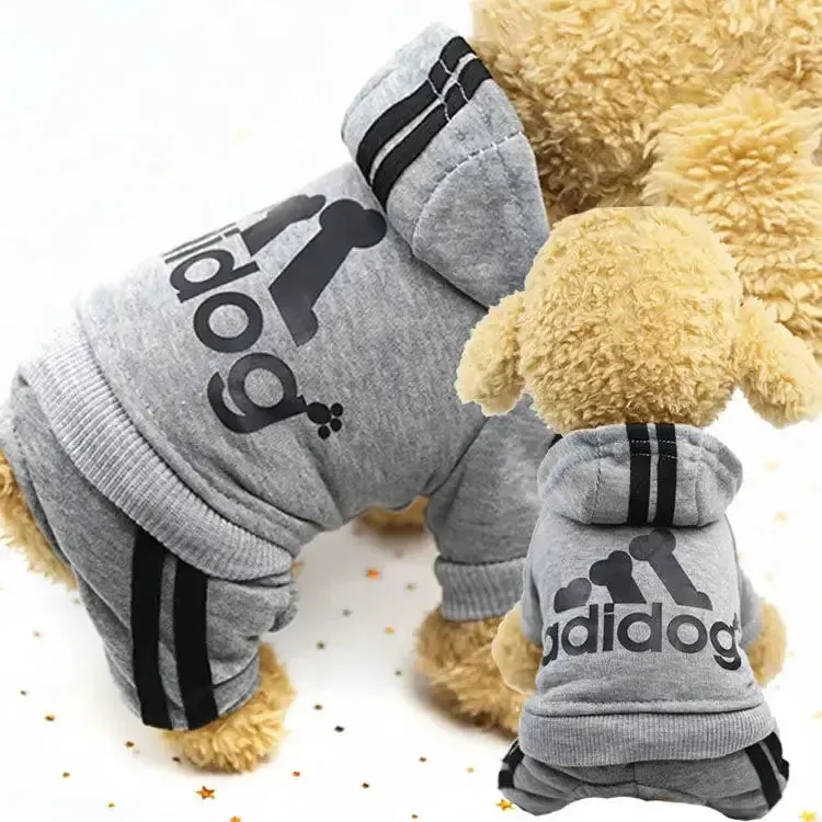 Adidog Dog Clothes Autumn and Winter Sweatshirts