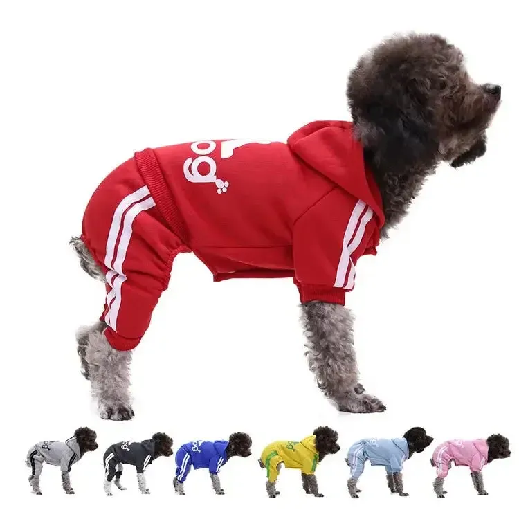 Adidog Dog Clothes Autumn and Winter Sweatshirts