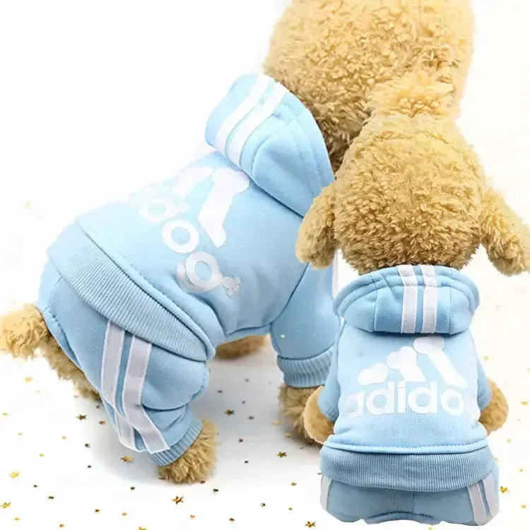 Adidog Dog Clothes Autumn and Winter Sweatshirts