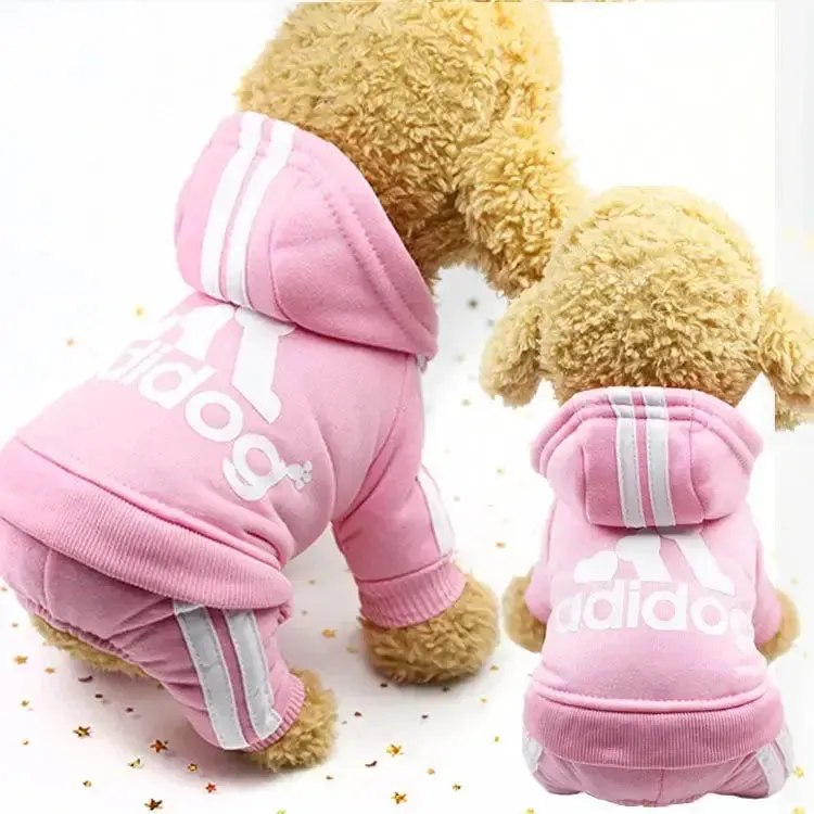 Adidog Dog Clothes Autumn and Winter Sweatshirts