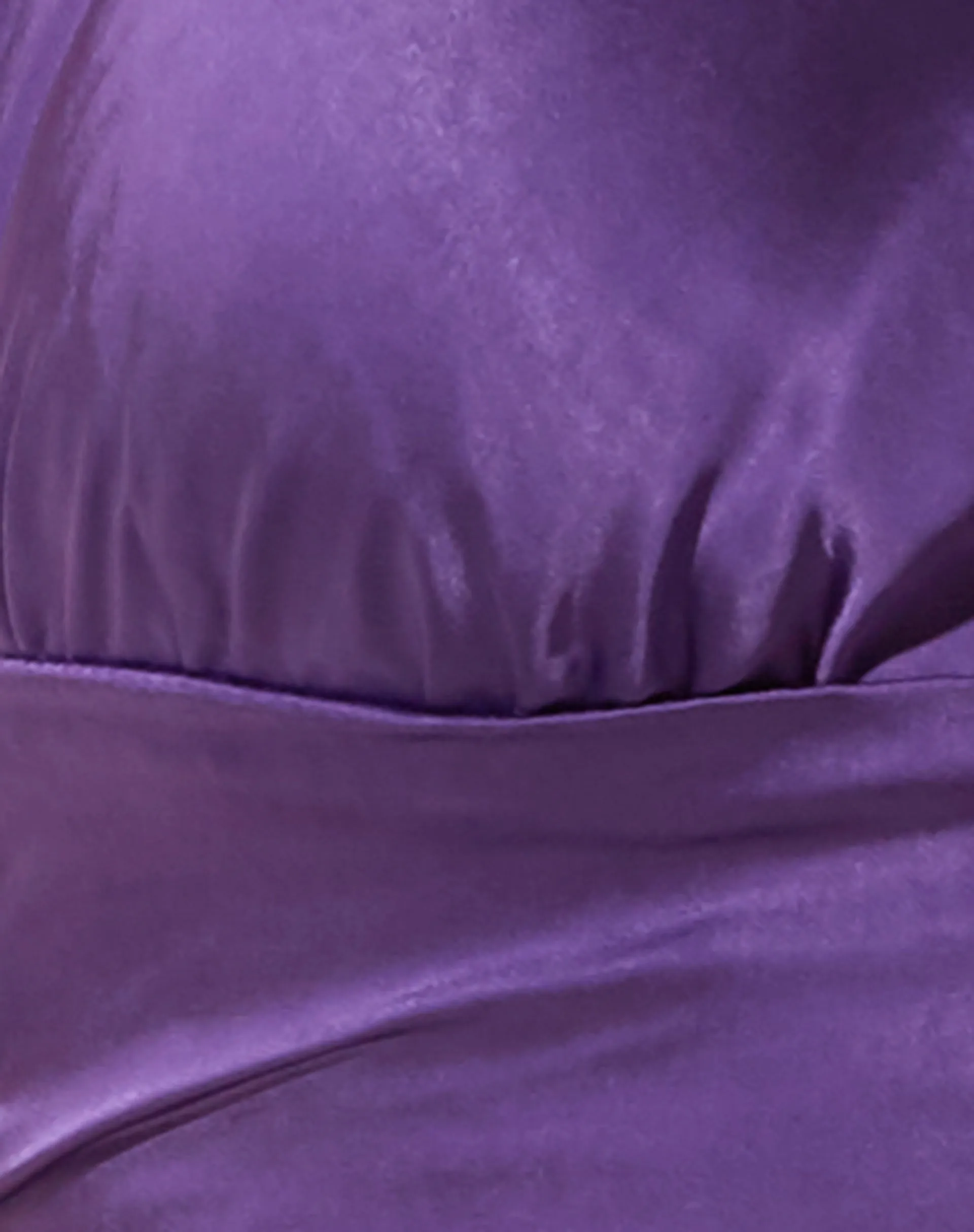 Bailta Crop Top in Satin Purple