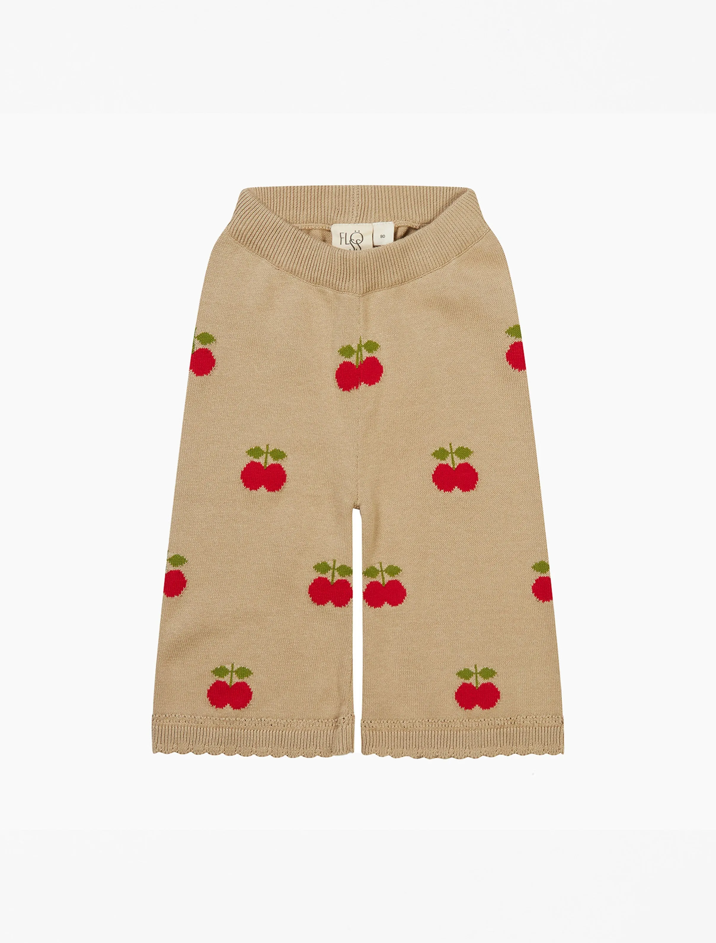 Barbara Pants in Tan/Apple