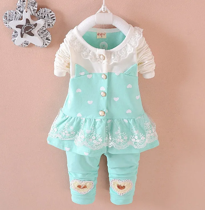 BibiCola Baby Girls Clothing Sets