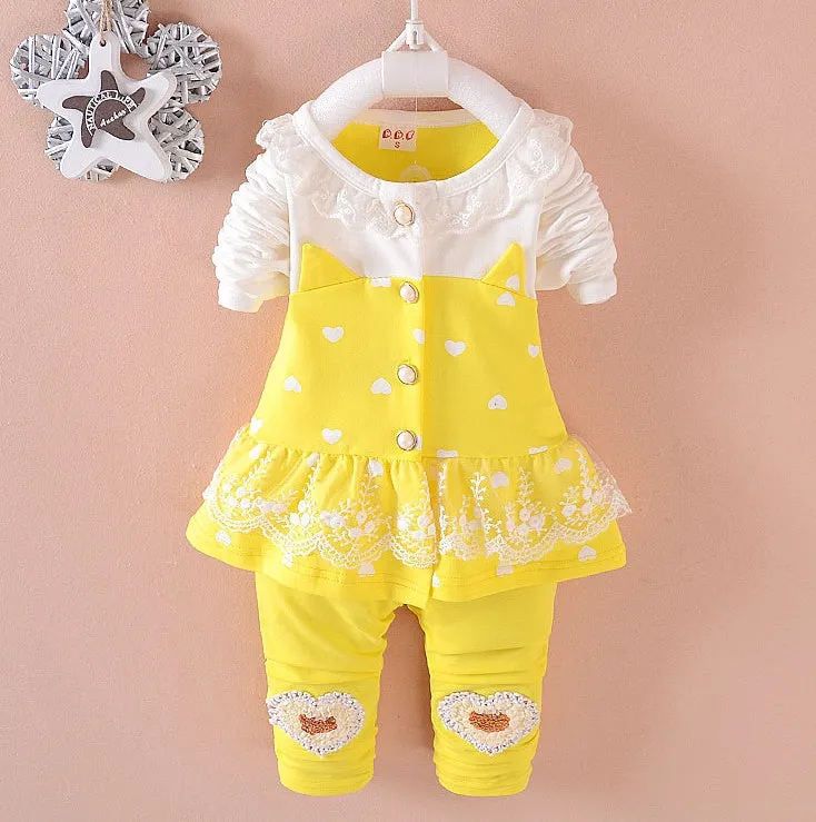 BibiCola Baby Girls Clothing Sets