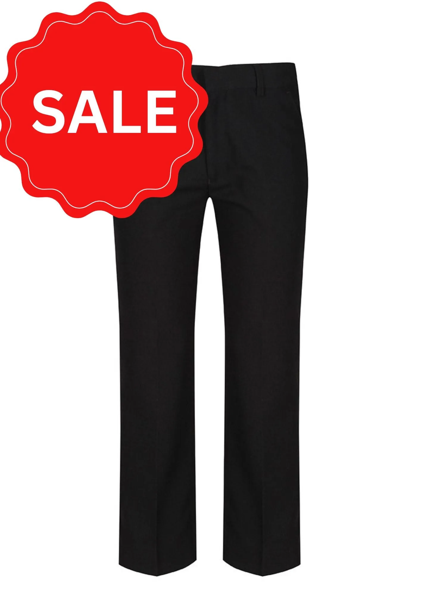 Boys Fit Junior Black Trousers