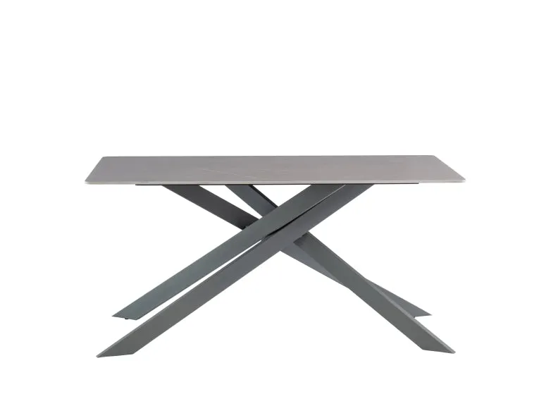 Camilla Matt Grey Dining Tables(Grey Leg)