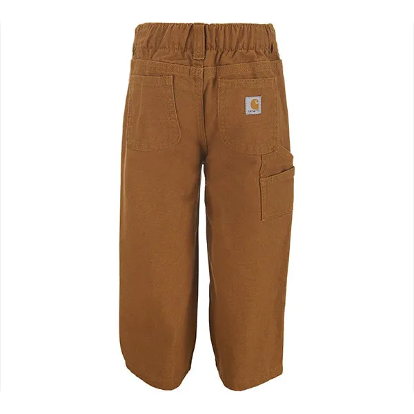 CARHARTT CANVAS UTLY WORK PANT TODDLER CARHARTT BROWN