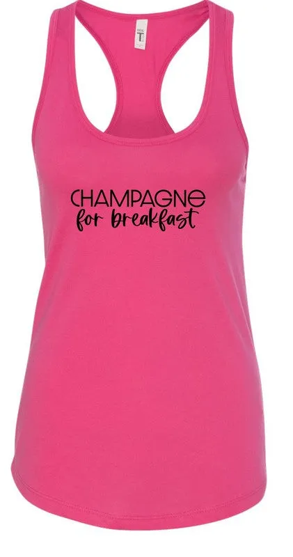 Champagne for Breakfast Summer Graphic Tank *Online Only*