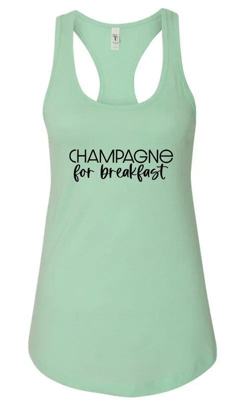 Champagne for Breakfast Summer Graphic Tank *Online Only*