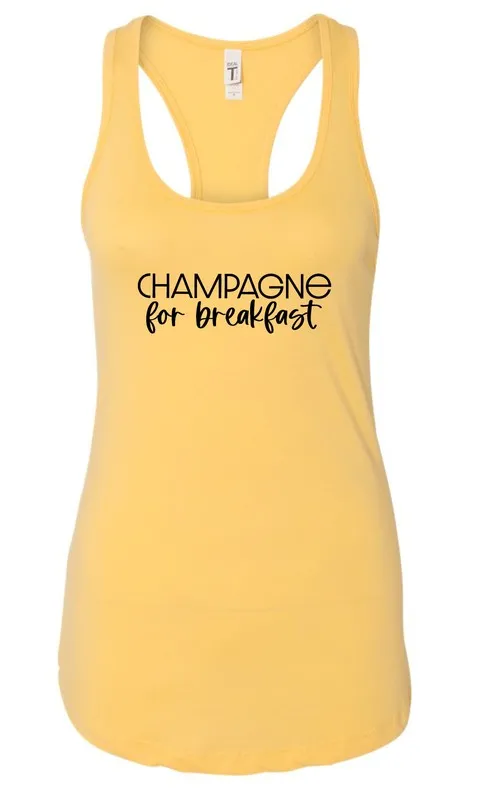 Champagne for Breakfast Summer Graphic Tank *Online Only*