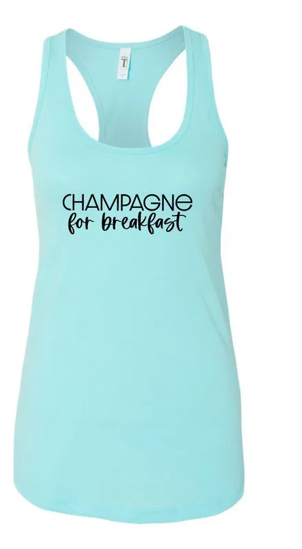 Champagne for Breakfast Summer Graphic Tank *Online Only*