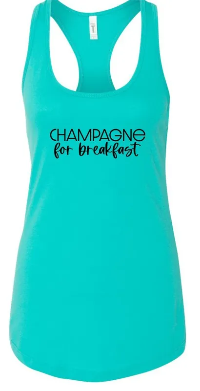 Champagne for Breakfast Summer Graphic Tank *Online Only*