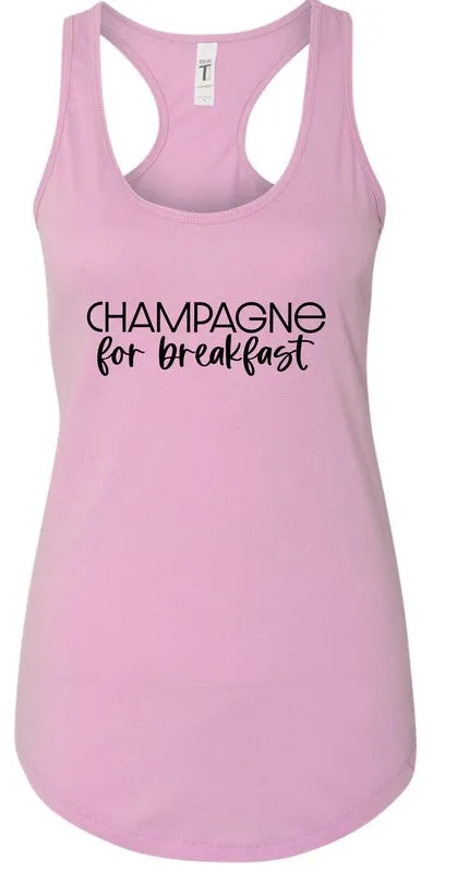 Champagne for Breakfast Summer Graphic Tank *Online Only*