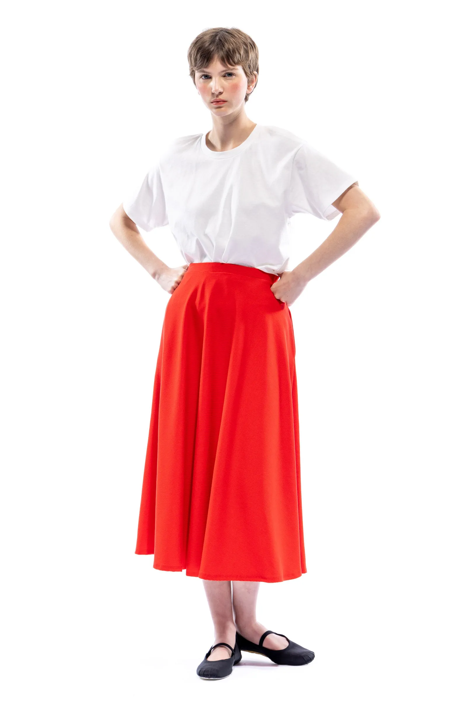 Circular Midi Skirt