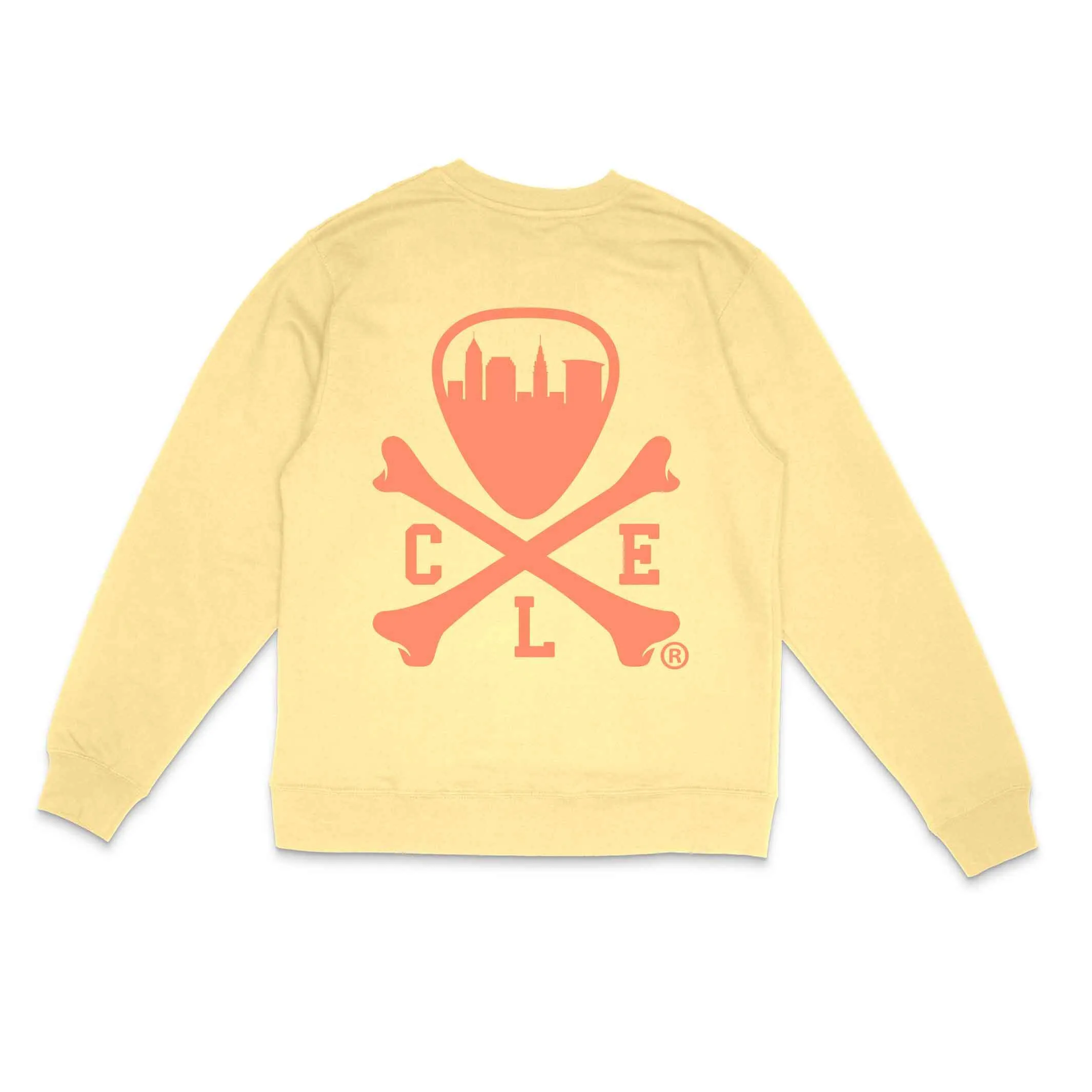 CLE Logo - Unisex Crewneck Sweatshirt - Pigment Yellow