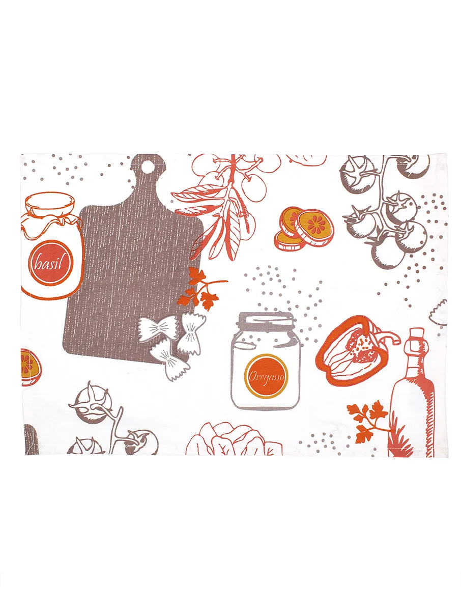 Cuisine Placemat (Orange)