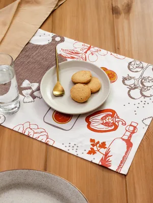 Cuisine Placemat (Orange)