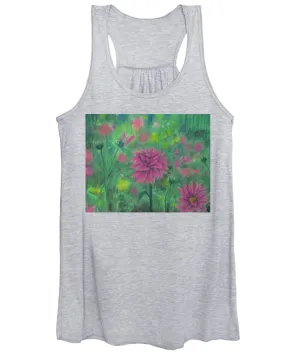 Dreaming of Dahlias ~ Women's Tank Top