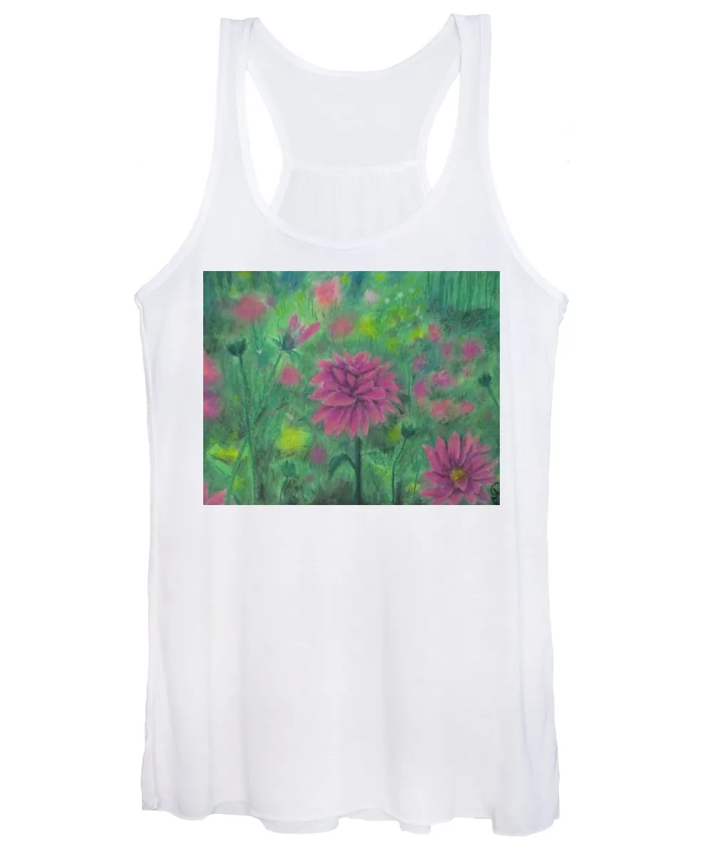 Dreaming of Dahlias ~ Women's Tank Top