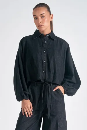 Elan Bubble Button Down Shirt