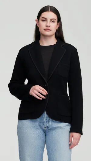 Everyday Knit Blazer in Merino Wool | Black