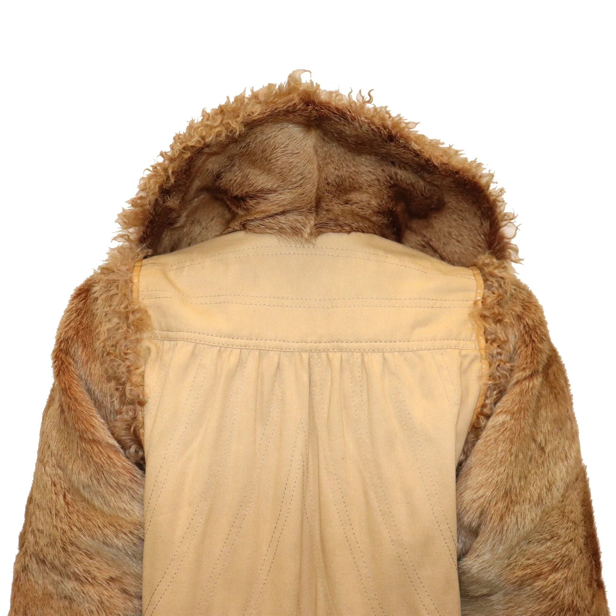 Fendi Reversible Two Piece Marmot and curly Lamb Coat