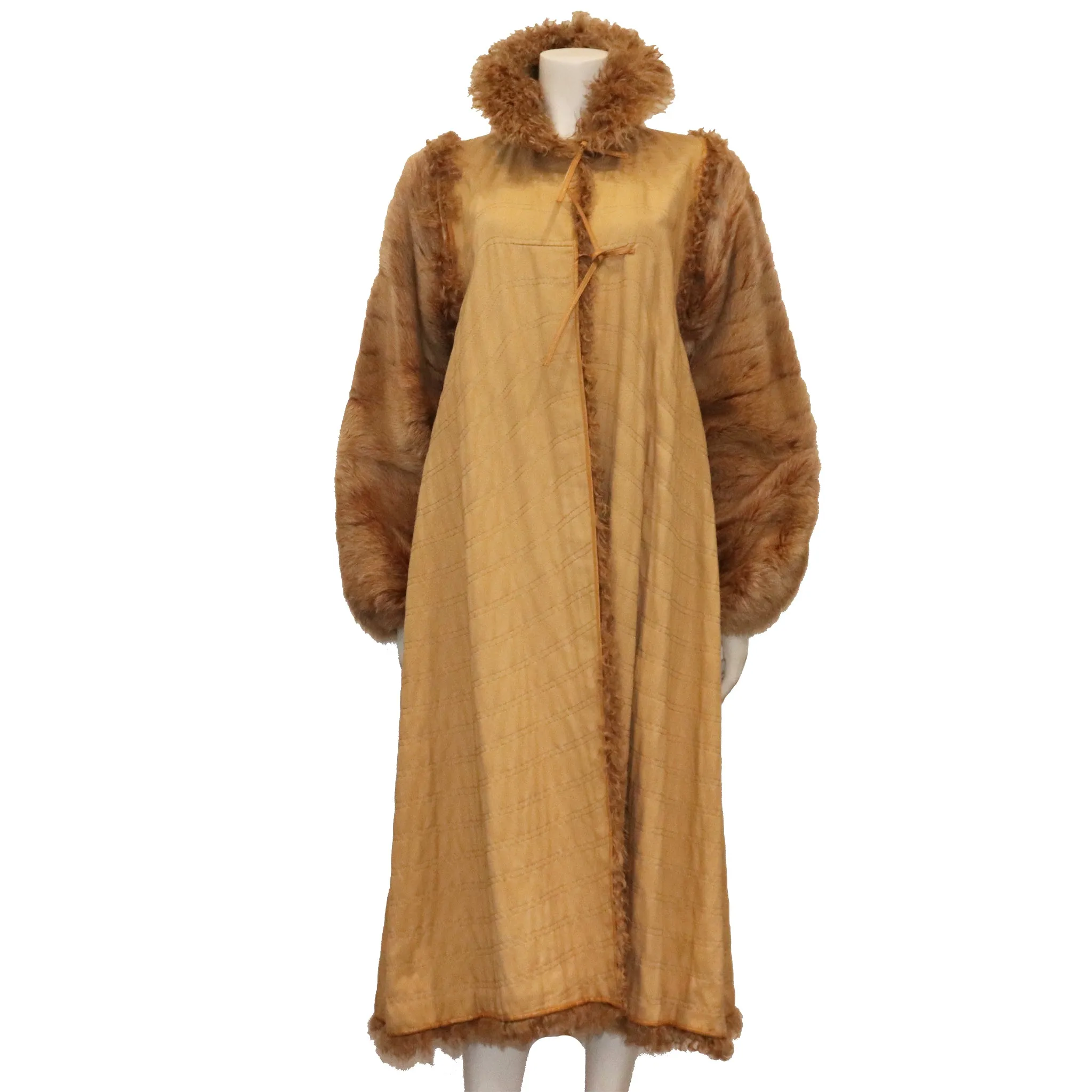 Fendi Reversible Two Piece Marmot and curly Lamb Coat