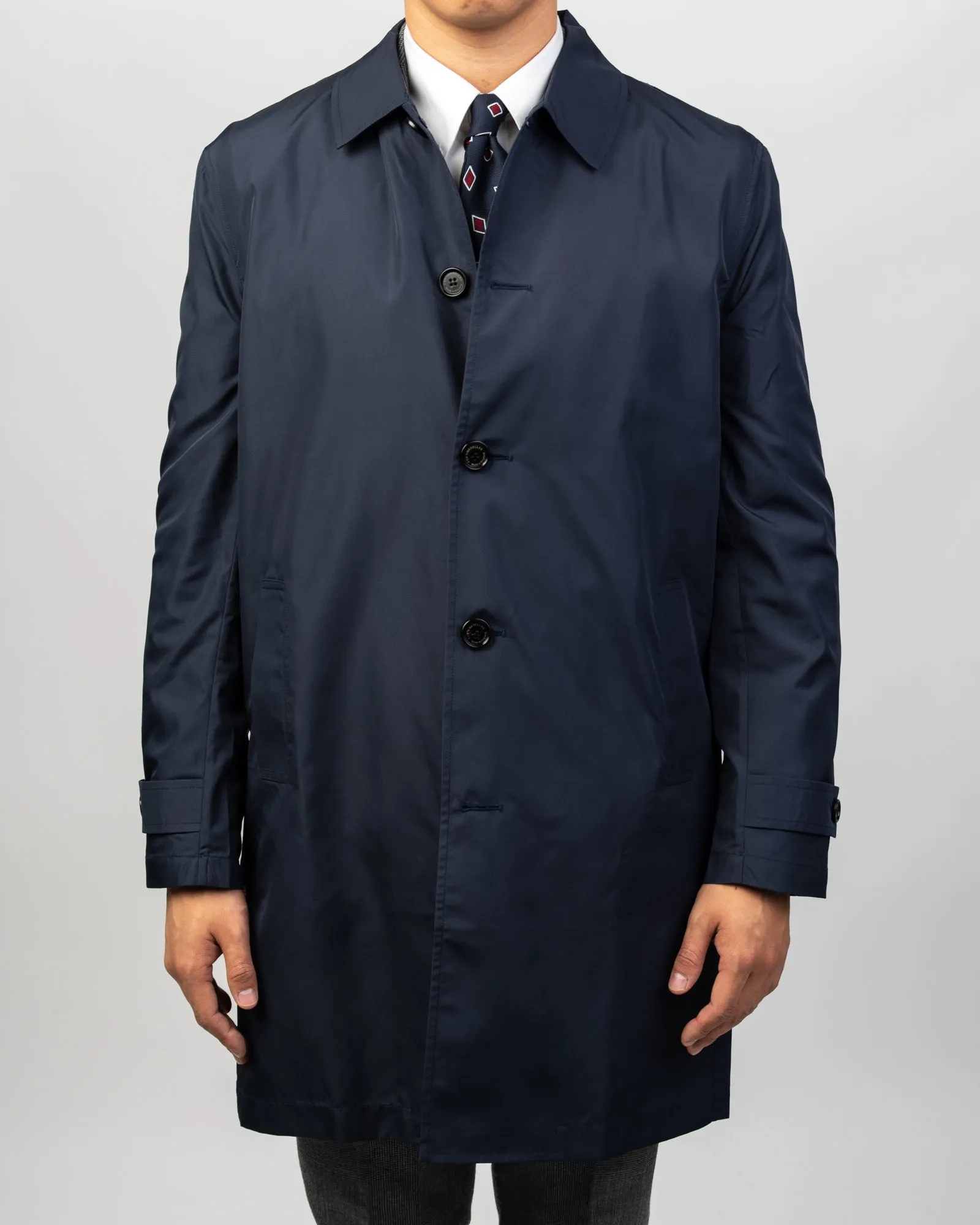 Fox Umbrellas Navy Ultra Lightweight Packable Raincoat