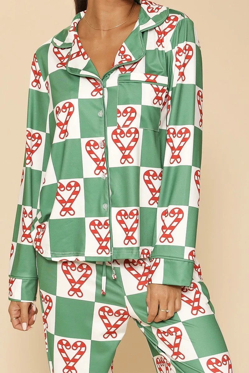 Holiday Christmas pajama set