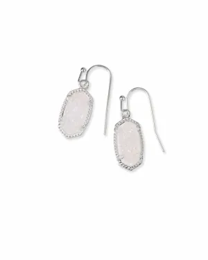 Kendra Scott Lee Earring Silver Iridescent Drusy