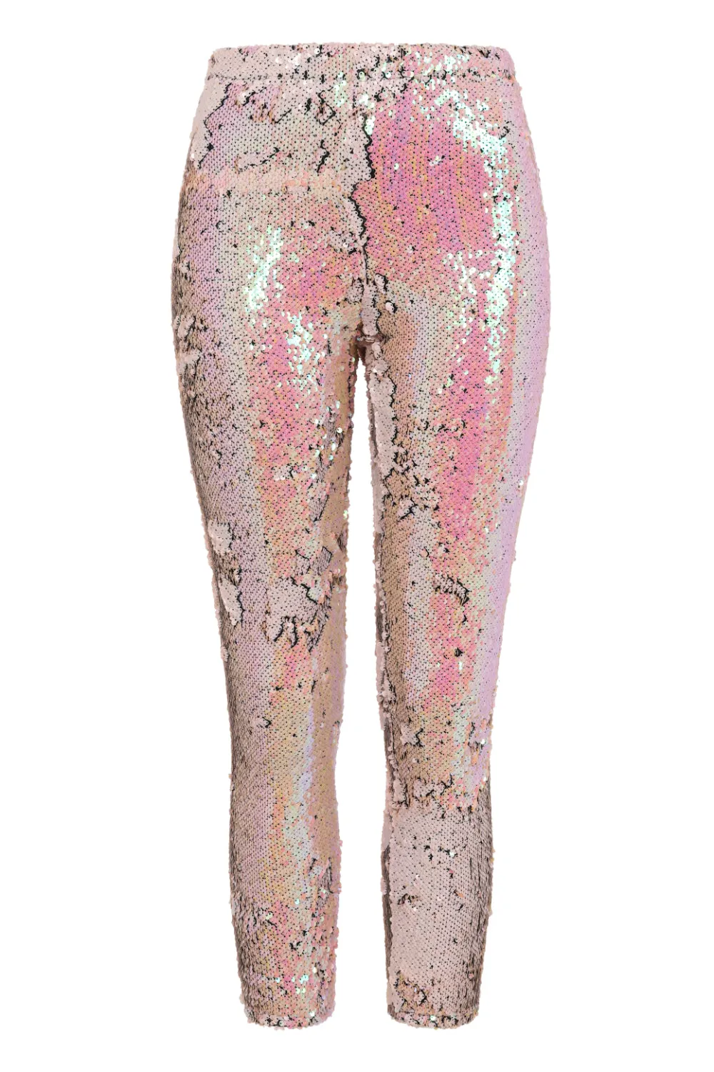 Koko Holographic Sequin Embellished Stretch Leggings