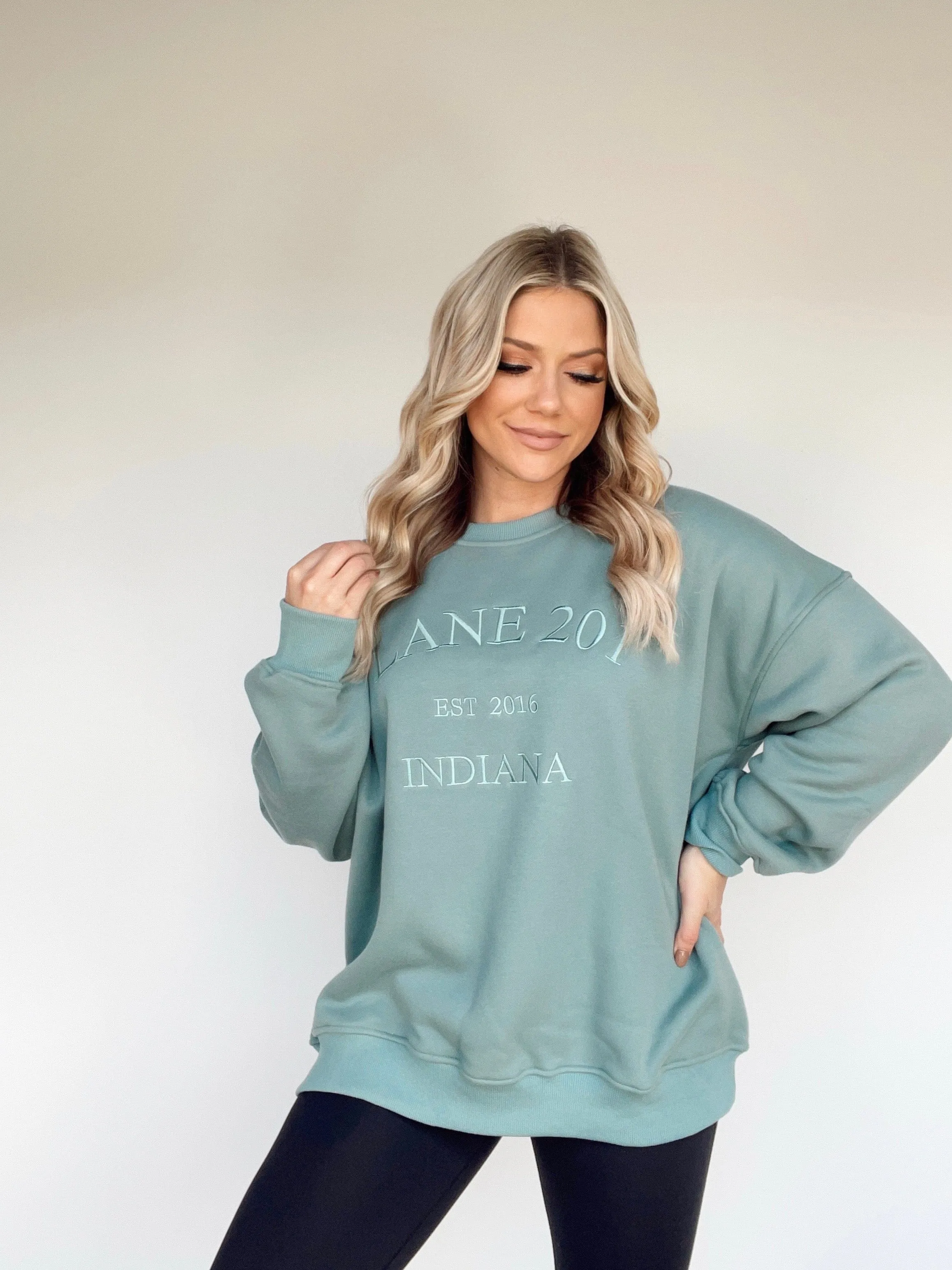 Lane 201 Embroidered Sweatshirt