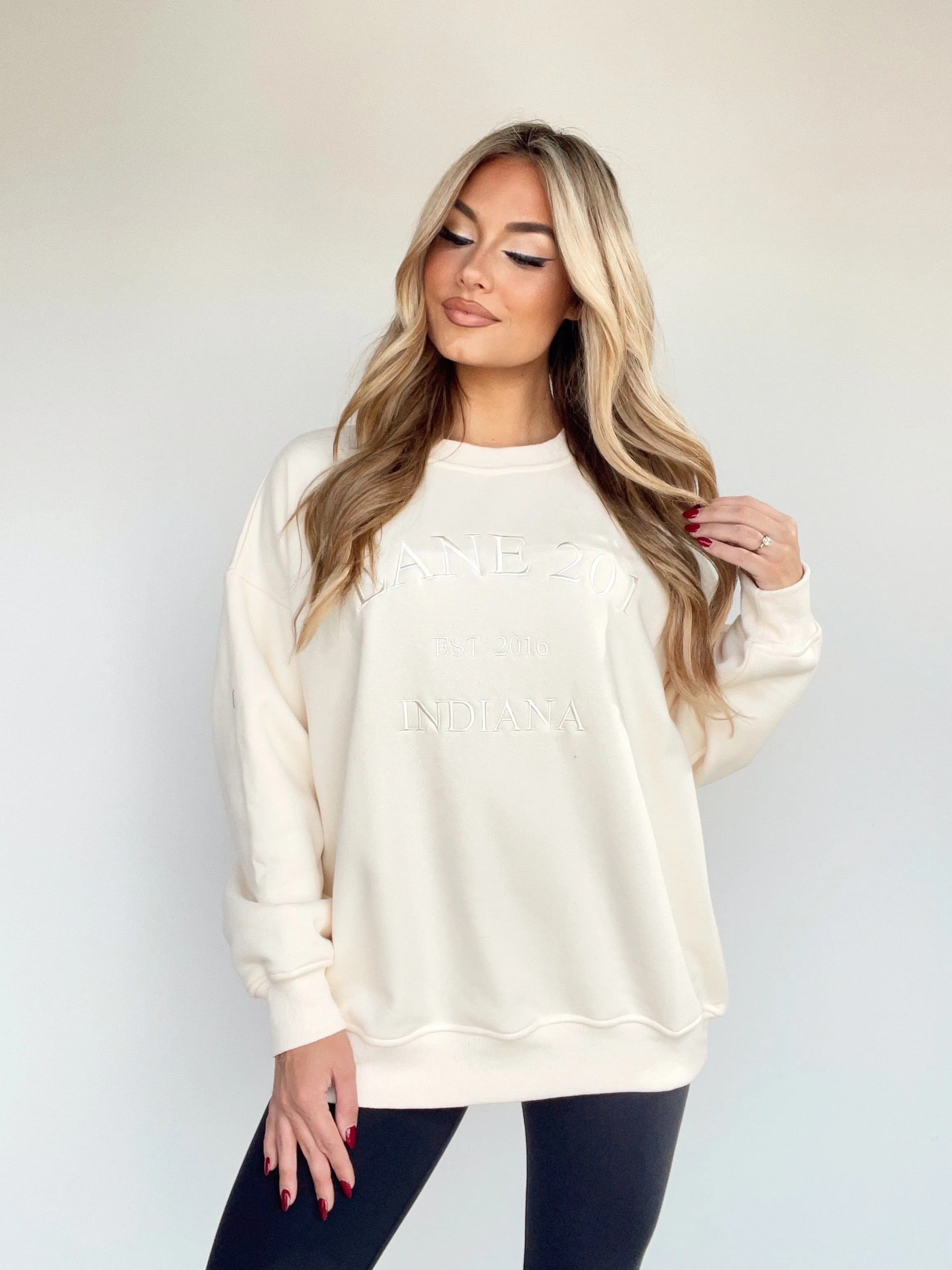 Lane 201 Embroidered Sweatshirt