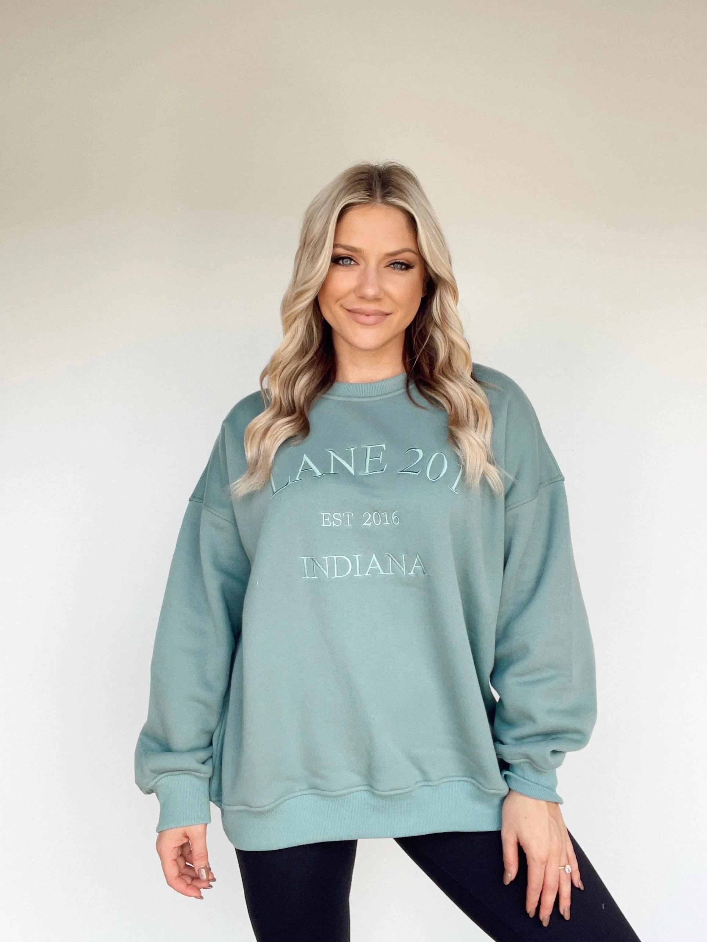 Lane 201 Embroidered Sweatshirt