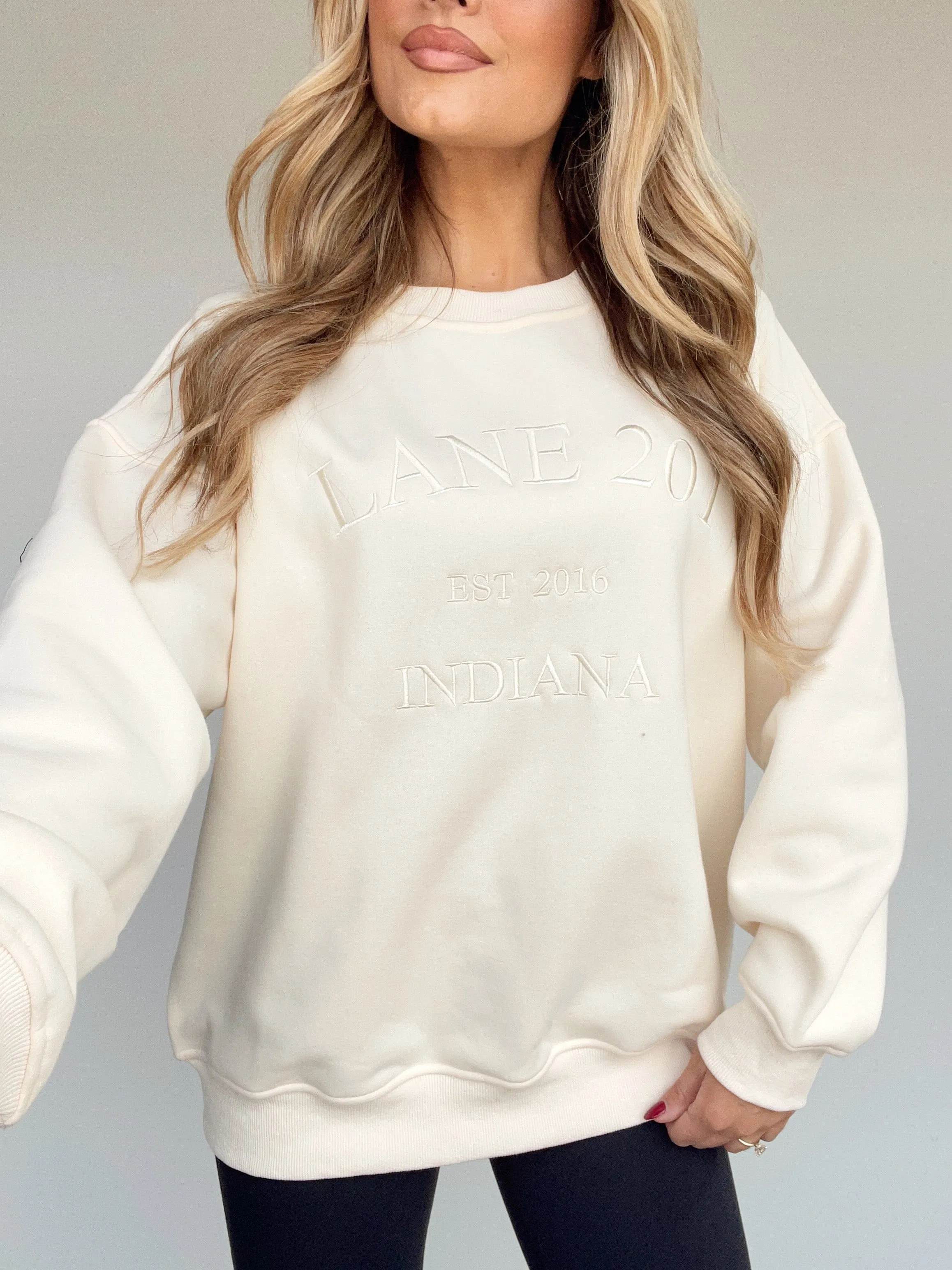 Lane 201 Embroidered Sweatshirt