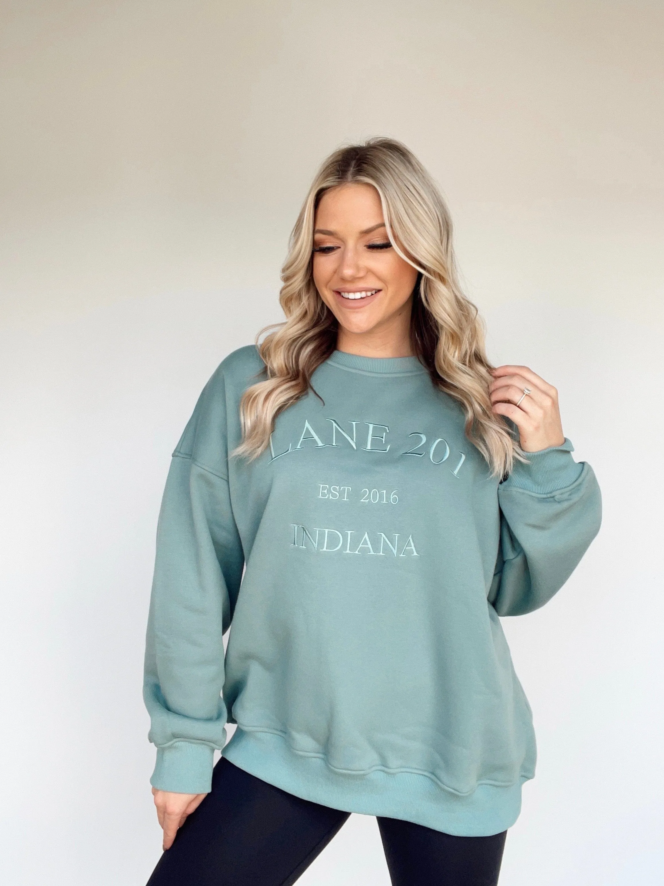 Lane 201 Embroidered Sweatshirt