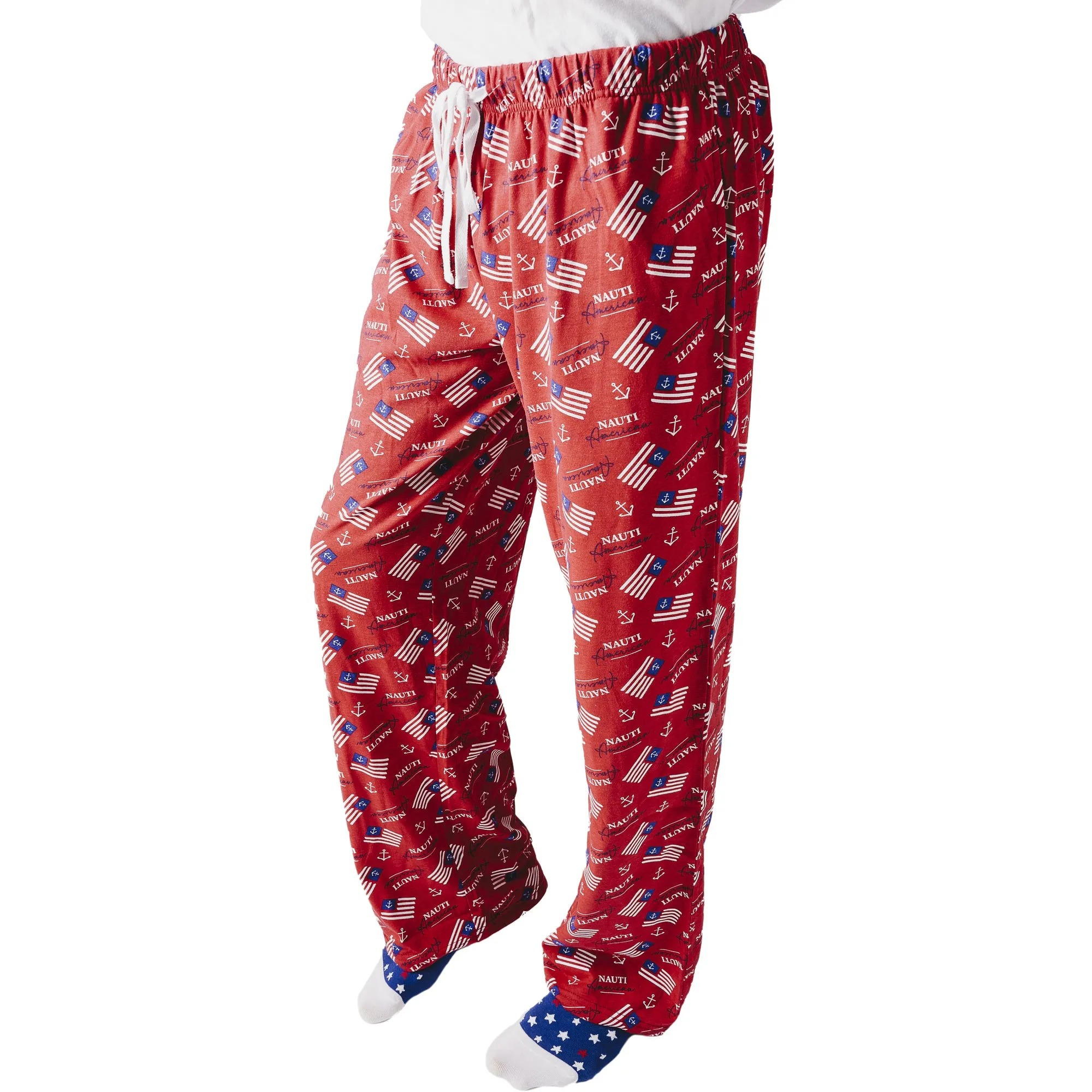 Nauti American Red Unisex Lounge Pants