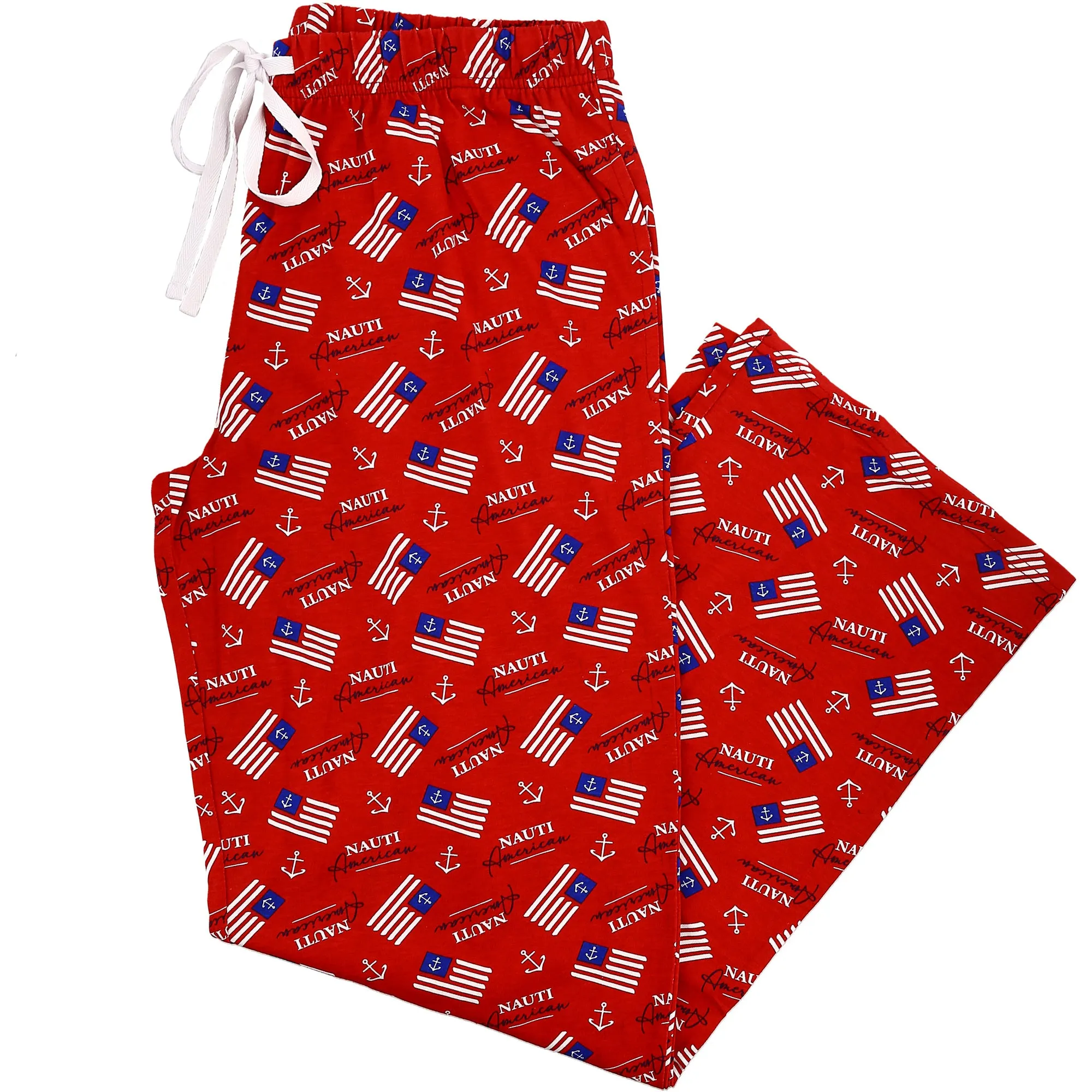 Nauti American Red Unisex Lounge Pants