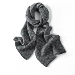 New Cashmere Scarf Women's Warm Temperament Commuting Winter Double-sided Warm Knitted Versatile Scarf