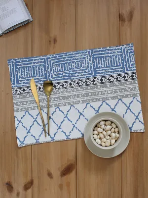 Nikrinta - Set Of 2 Placemats (Blue)