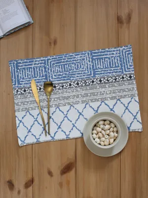 Nikrinta - Set Of 4 Placemats (Blue)