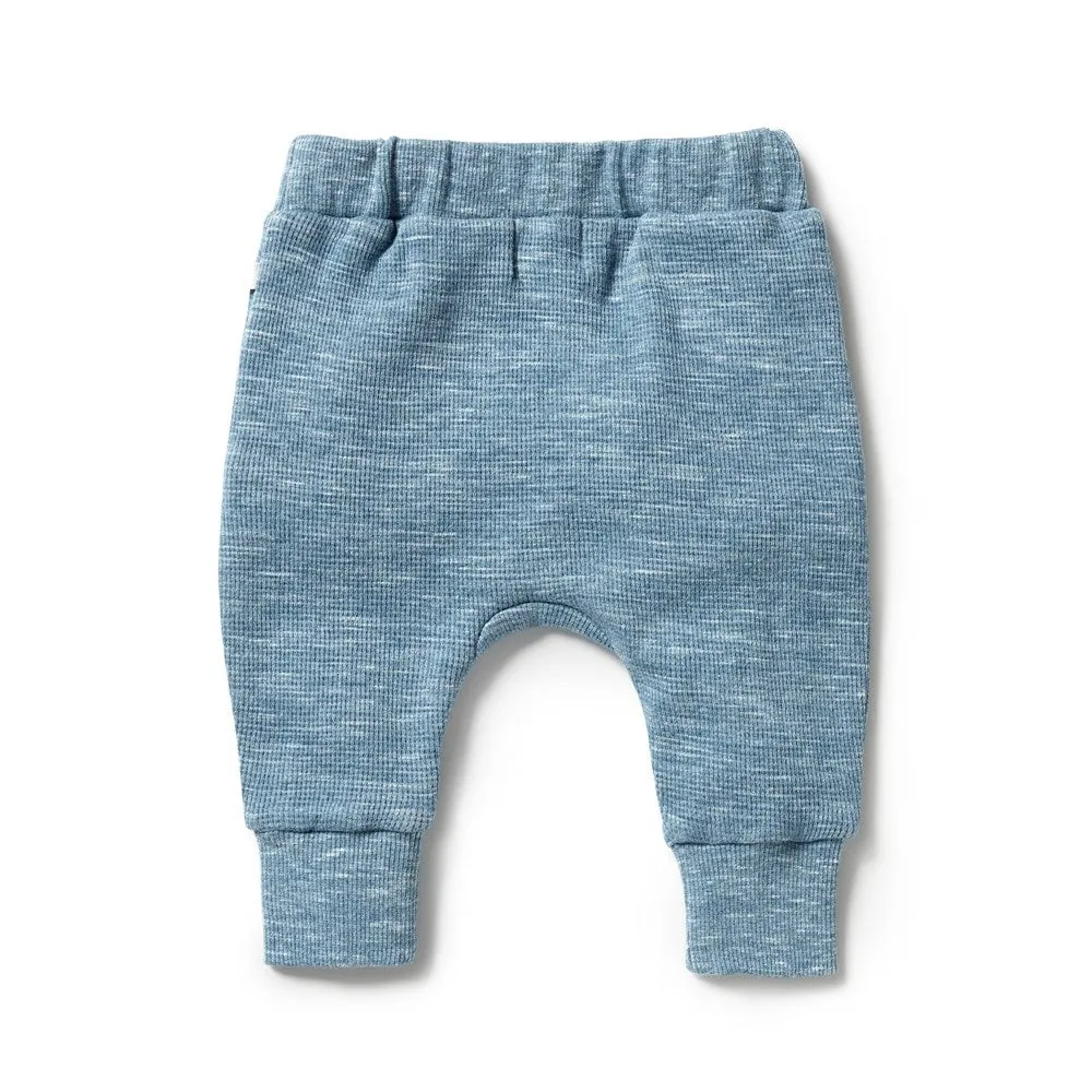 Organic Waffle Slouch Pant