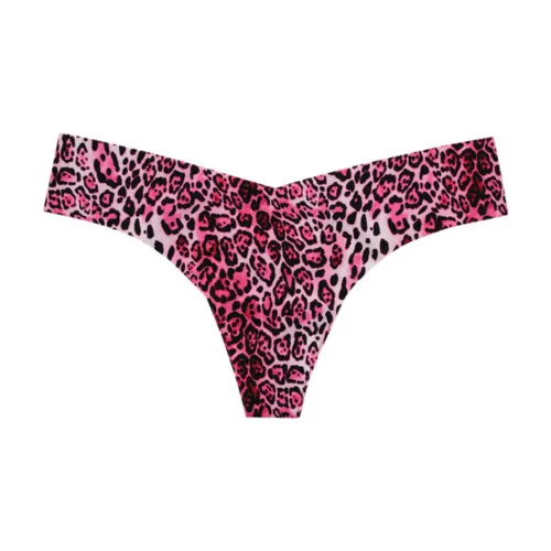 Playful Print Seamless Thong Panty Commando