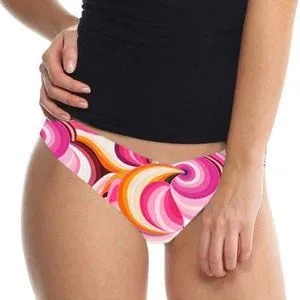 Playful Print Seamless Thong Panty Commando