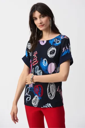 PLAYFUL SCRIBBLES TOP