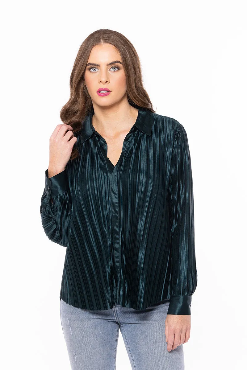 Playful Shirt Forest pleat