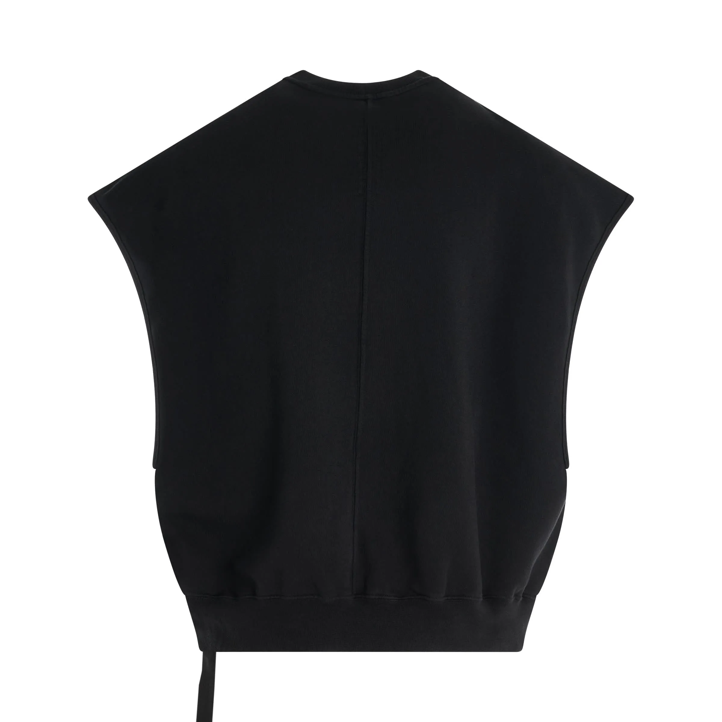 Sleeveless Jumbo Tatlin Sweatshirt in Black