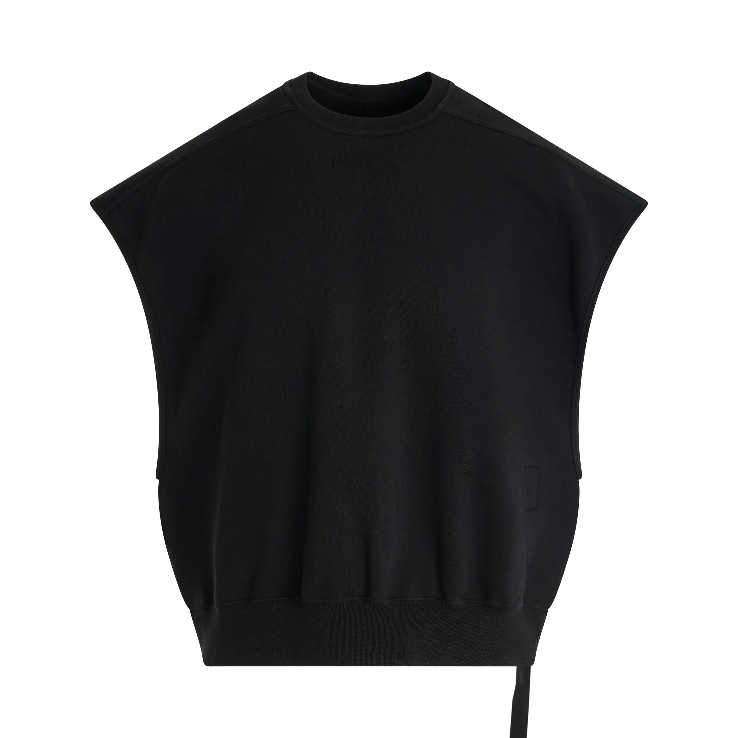 Sleeveless Jumbo Tatlin Sweatshirt in Black