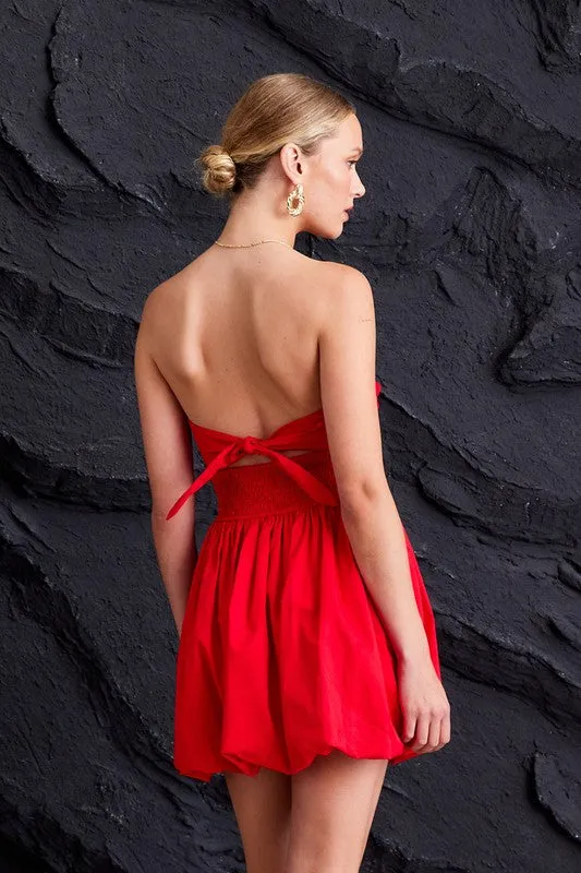 The Bibi dres-Red