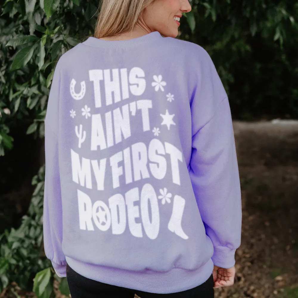 This Ain't My First Rodeo Crewneck Wholesale Sweatshirt